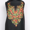 Black 2pc Suit in Cashmilon Wool with Aari Embroidery
