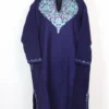 Royal Blue Lutf Pheran in Cashmilon Wool with Aari Embroidery