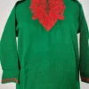 Cashmilon Aari Embroidery Green Short Pheran Noor