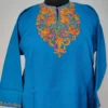Cashmilon Wool Aari Work Short Pheran Jabeen