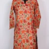 Nargis Pink Cashmilon Wool Top with Chinar Aari Work