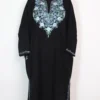 Haseen Black Cashmilon Wool Pheran with Aari Embroidery