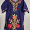 Aari Work Dark Blue Cashmilon Wool Hafizah Pheran