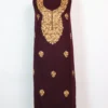 Booti Aari Embroidery 2pc Wine Suit in Cashmilon Wool