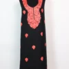 Black 2pc Suit in Cashmilon Wool with Aari Work