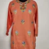 Rekhta Kashmiri Short Summer Cotton Kurti with Aari Embroidery