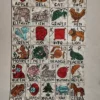 Alphabet Rug with Kashmiri Hand Chain Stitch Embroidery