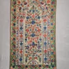 Hand Chain Stitch Kashmiri Prayer Mat Dusoot Cotton Embroidery