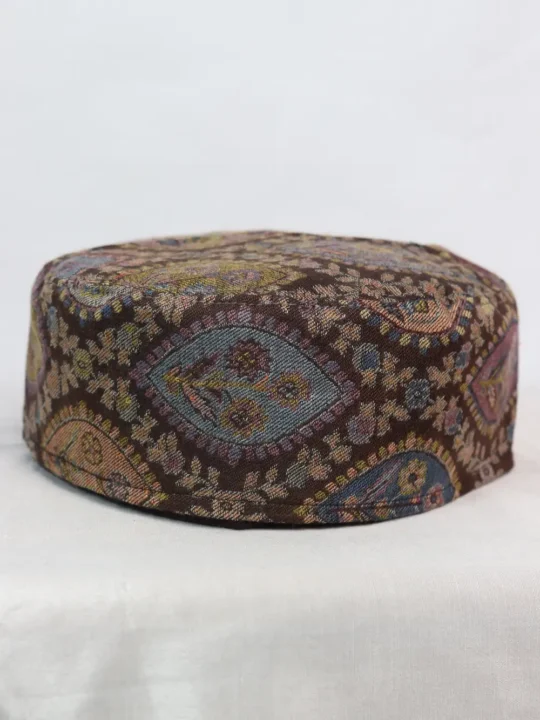 Brown Beautiful Shamsuddin Kani Cap