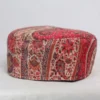 Nizam Sheikh Red and Beige Kashmiri Kani Cap