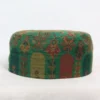 Nizamudin Kashmiri Striped Green Kani Cap