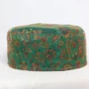 Striped Green Haji Nizam Kashmiri Kani Cap