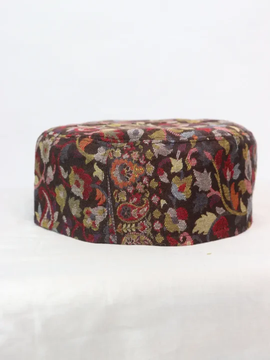 Zafarudin Chocolate Brown Kashmiri Kani Cap