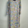 Grey Zareen Chinar Front Back Aari Embroidery Long Kurti in Georgette Fabric