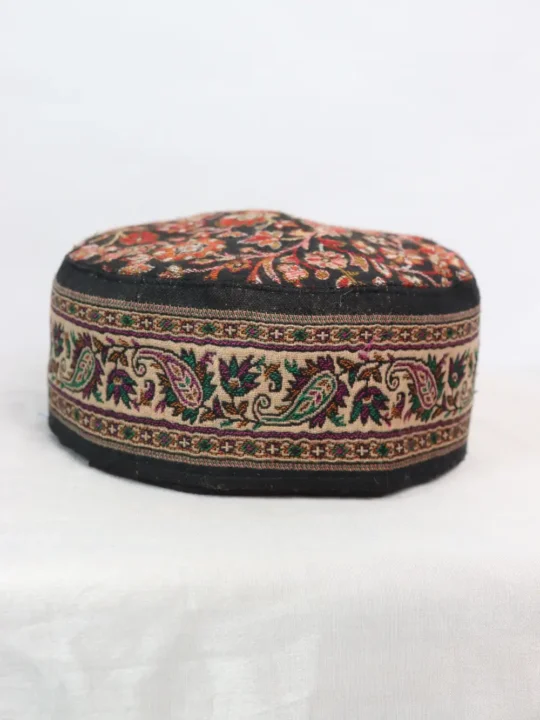 Naveed Sheikh Premium Kashmiri Black Kani Cap