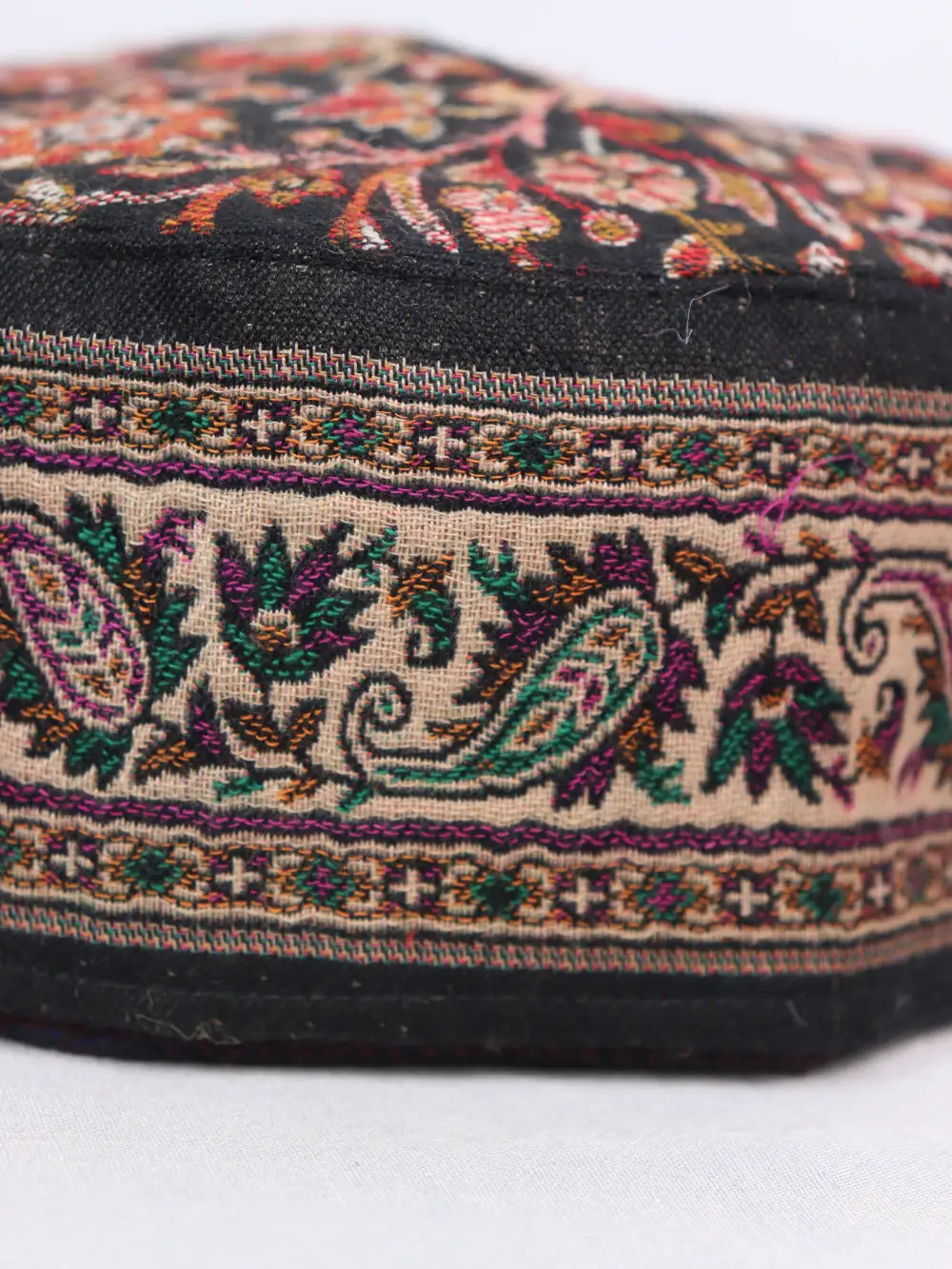 Naveed Sheikh Premium Kashmiri Black Kani Cap - Image 2