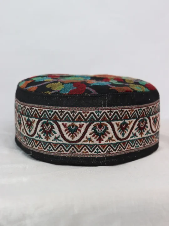 Nasiruddin Premium Kashmiri Black Kani Cap