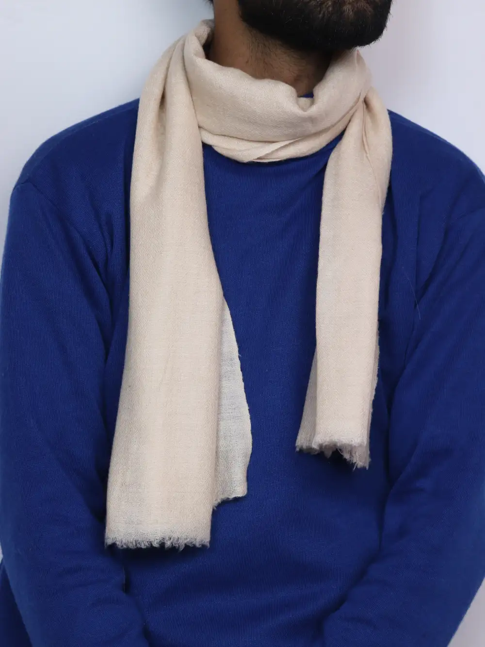 Ehsaan Chashme Bulbul Pure Pashmina Mens Muffler | Scarf