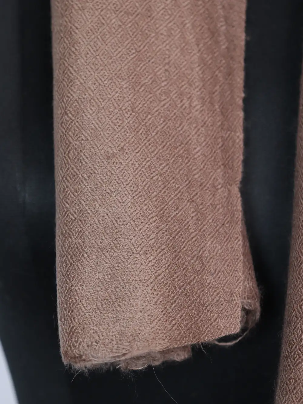 Pure Pashmina Muffler for Women| Eshal Brown Chashme Bulbul - Image 2