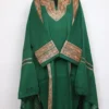 Dark Green Khoob Tilla Cutwork Pheran Set With Dupatta
