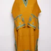 Kashmiri Naziya Raffal Wool Pheran with Designer Sleeve and Daman Hand Ari