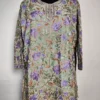 Grey Front Back Aari Work Georgette Short Kurti Gulnaz