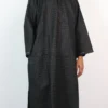 Habibullah Kashmiri Black Tweed Pheran for Men