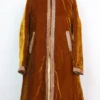 Velvet Brown Designer Coat with Bottle Tilla Work