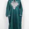 Sea Green Noorain Pheran in Velvet - Aari Work