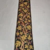 Wool Hand Chain Stitch Black Kashmiri Runner