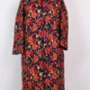 Dark Blue Long Cashmilon Wool Coat with Chinar Aari Embroidery