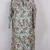 Long Farzana White Cashmilon Wool Coat with Chinar Aari Work