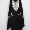 Aari Embroidery Premium Black 3pc Suit in Cashmilon Wool