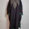 Naheed Black Cashmilon Wool Pheran with Sozni Work