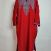 Maroon Cashmilon Wool Nihayat Pheran with Sozni Embroidery