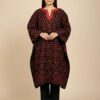 Afsheen Black Cashmilon Pheran with All - Over Badami Aari Design