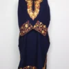 Cashmilon Wool Adah Blue Pheran with Aari Work