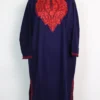 Navy Blue Pheran Asiya in Cashmilon Wool