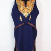 Aari Embroidered Blue Pheran in Cashmilon Wool
