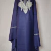 3pc Yasira Kashmiri Dark Blue Wool Suit Botte Tilla Embroidery