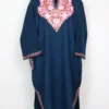 Cashmilon Wool Royal Blue Pheran Aari Embroidery Naziyah