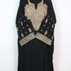 Sana Black Cashmilon Wool Pheran with Sozni Embroidery