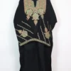 Black Cashmilon Wool Nida Pheran with Sozni Embroidery