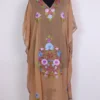 Kashmiri Brown Georgette Kaftan with Aari Work Anaya