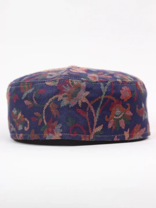 Kashmiri Shahabudin Dark Blue Kashmiri Kani Cap