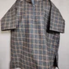 Rufaid Brown Kashmiri Kids Check Pheran in Tweed Wool (2-3 years)