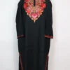 Black Pheran Nazneen Raffal Wool with Aari Embroidery