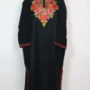 Raffal Wool Black Pheran with Aari Embroidery Isha