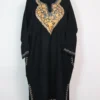 Laiba Raffal Wool Black Pheran with Sozni and Paper Machie Work