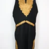 Raffal Wool Black Sehreen Pheran with Zari Aari Work